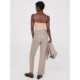 No Waistband Straight Leg Regular Length Pants