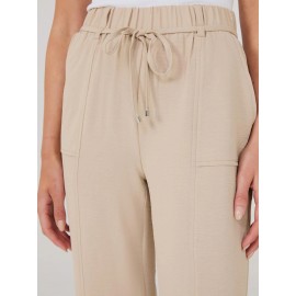 Wide-Leg Long Length Pants With Porkchop Pockets