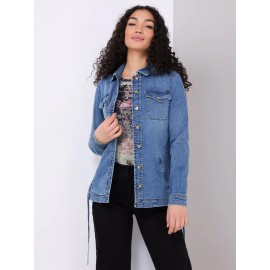 Belted Denim Jacket